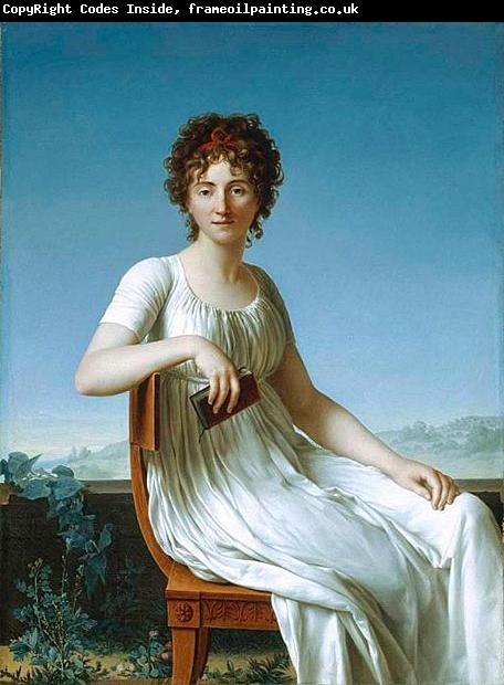 Jean-Baptiste Francois Desoria Portrait of Constance Pipelet